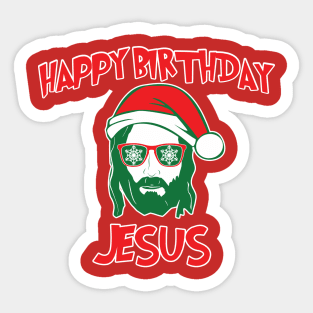 Happy Birthday Jesus Sticker